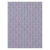 Nappe Cartoon mignon rouge cerise baies vert feuille ble (Devant)