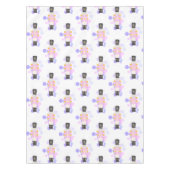 Nappe Casse-noix traditionnel rose et Lilac (Devant)