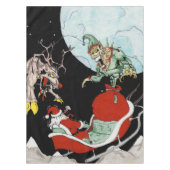 Nappe cauchemar de Noël Tablecloth en coton personnalisé (Devant)
