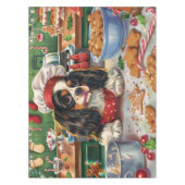 Nappe Cavalier King Charles Spaniel Baking Noël (Devant)