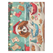 Nappe Cavalier King Charles Spaniel Baking Noël (Devant)