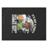 Nappe Ce n'est pas une fête jusqu'à Dachshund Irish Beer (Devant (Horizontal))