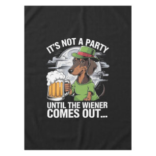 Nappe Ce n'est pas une fête jusqu'à Dachshund Irish Beer
