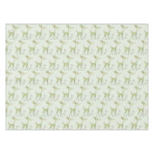 Nappe Célébration de Noël Cerfs Verts Vacances Mignon (Devant (Horizontal))