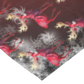 Nappe Célébration de Noël Renne Rouge Élégant (Angle)