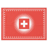 Nappe Célébration suisse de jour national de drapeau de (Devant (Horizontal))