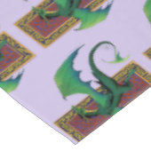 Nappe Céleste Pied Travail Dragon Vert Violet (Angle)