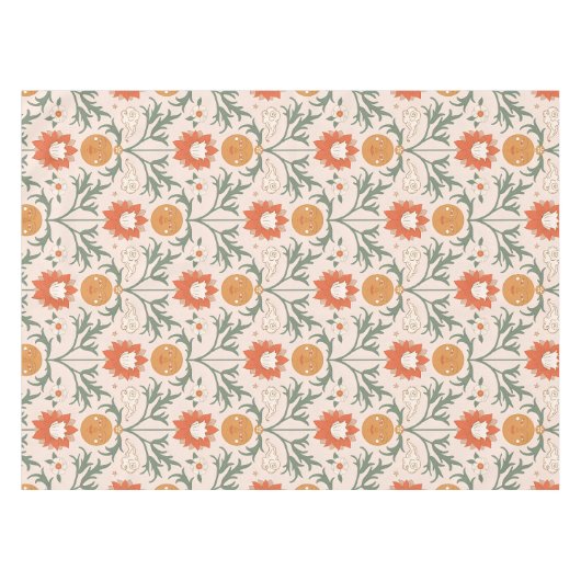 Nappe Celestial Floral Sunburst Seamless Pattern Design (Devant (Horizontal))