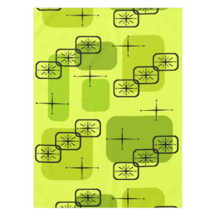 Nappe Centre du siècle moderne Spoutnik Chartreuse