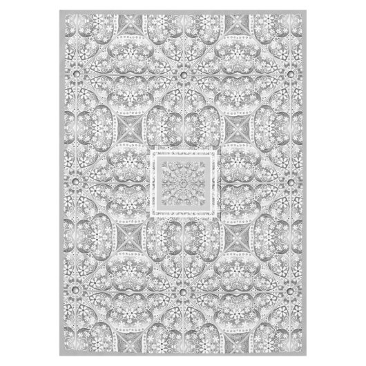 Nappe Céramique gris dentelle (Devant)