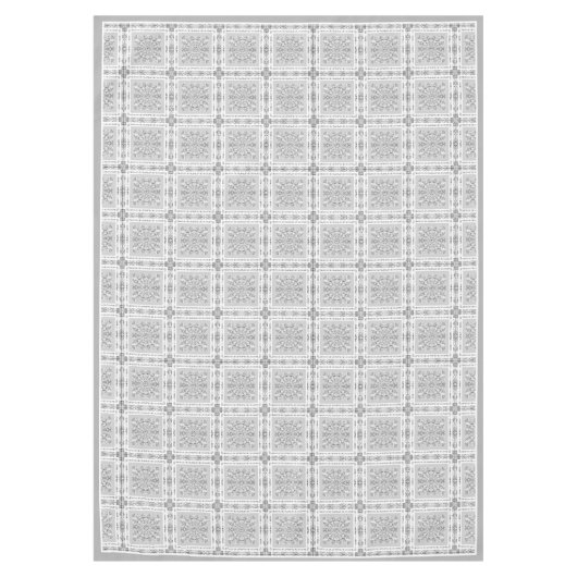 Nappe Céramique gris dentelle (Devant)