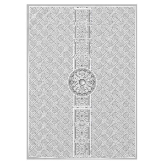 Nappe Céramique gris dentelle (Devant)