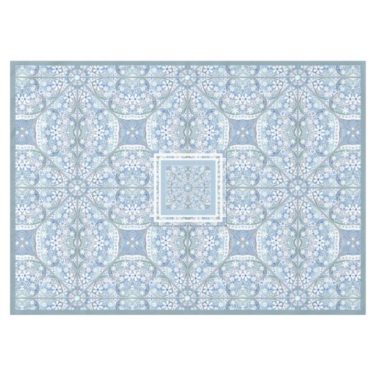 Nappe Céramique Lace Bleu clair (Devant (Horizontal))