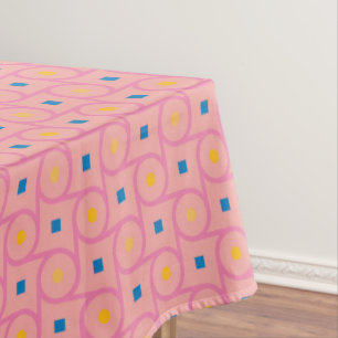 Nappe Cercle de verrouillage rose moderne du milieu du s
