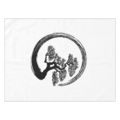 Nappe Cercle de zen d'Enso et arbre de bonsaïs (Devant (Horizontal))