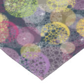 Nappe Cercle mignon abstrait de point de polka (Angle)