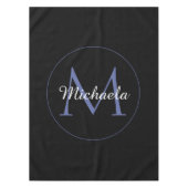 Nappe Cercle minimal moderne nom initial monogramme mode (Devant)