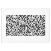 Nappe Cercle Pois noir + votre couleur arrière - plan (Devant (Horizontal))