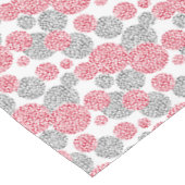 Nappe Cercles avec imprimé léopard gris et rouge (Angle)