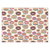 Nappe cercles colorés, art abstrait géométrique (Devant (Horizontal))