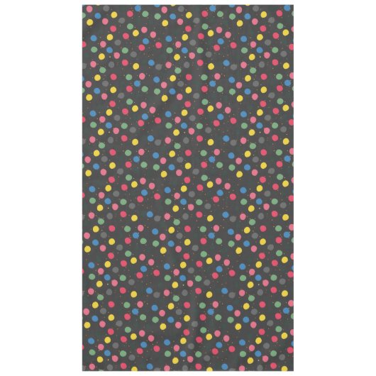 Nappe Cercles colorés de Noël (Devant)