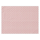 Nappe Cercles de face père Noël, Bandes rouges-TABLECLOT (Devant (Horizontal))