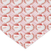 Nappe Cercles de face père Noël, Bandes rouges-TABLECLOT (Angle)