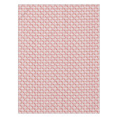 Nappe Cercles de face père Noël, Bandes rouges-TABLECLOT (Devant)