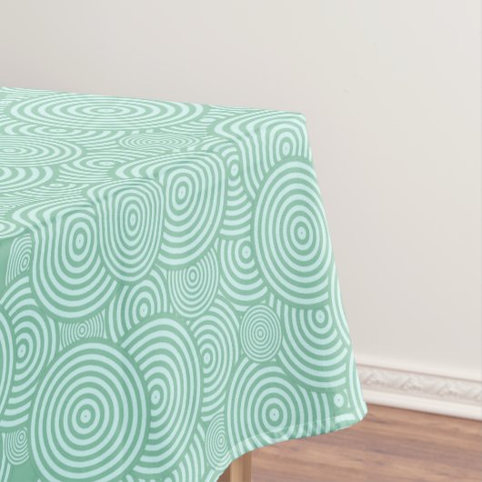 Nappe Cercles de sarcelle pâle (In Situ)