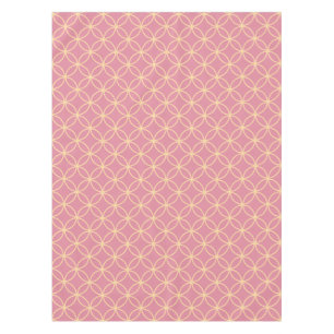 Nappe Cercles d'interconnexion en or rose et rose motif