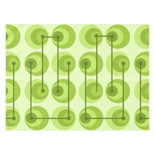 Nappe Cercles du milieu du siècle Chartreuse (Devant (Horizontal))