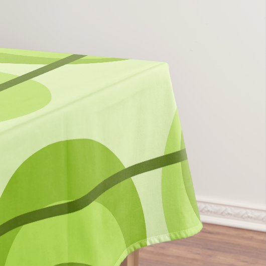 Nappe Cercles du milieu du siècle Chartreuse (In Situ)