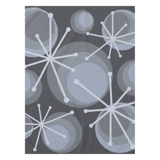 Nappe Cercles du milieu du siècle Débute Ardoise (Devant)