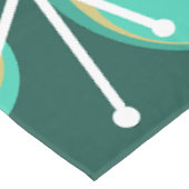 Nappe Cercles du milieu du siècle démarre Turquoise (Angle)