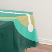 Nappe Cercles du milieu du siècle démarre Turquoise (In Situ)