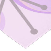 Nappe Cercles du milieu du siècle Starburts Lavender (Angle)