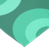 Nappe Cercles du milieu du siècle Turquoises (Angle)