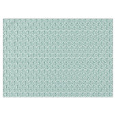 Nappe Cercles en spirale abstraits en sarcelle clair et (Devant (Horizontal))