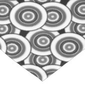 Nappe Cercles et anneaux quadrillage géométrique noir et (Angle)