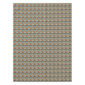 Nappe Cercles géométriques avec pointes de brosse, marin (Devant)