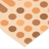 Nappe Cercles modernes du milieu du siècle Lignes orange (Angle)