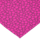 Nappe Cercles rouges roses sans couture points ronds abs (Angle)