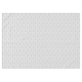 Nappe Cercles spiraux Abstraits en gris clair et blanc (Devant (Horizontal))