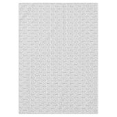 Nappe Cercles spiraux Abstraits en gris clair et blanc (Devant)