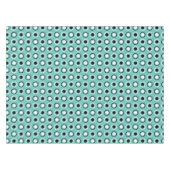 Nappe Cercles sur Turquoise (Devant (Horizontal))