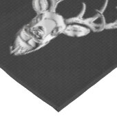 Nappe Cerf à queue blanche en argent sur impression en f (Angle)