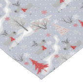 Nappe Cerf de Noël dans la forêt. Noël, cerf (Angle)