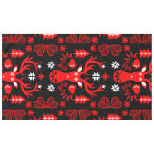 Nappe Cerf de Noël rouge scandinave (Devant (Horizontal))