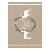 Nappe Cerfs communs de guirlande de pin la plupart de (Devant)