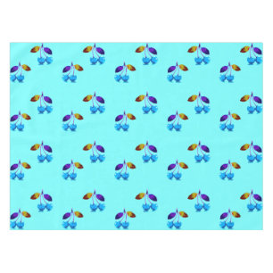 Nappe Cerises bleues vives
